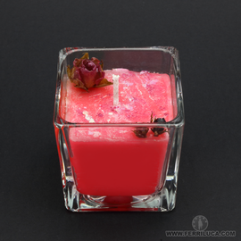 NATURAL CANDLES grande Rose